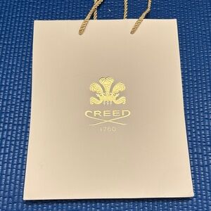 Creed White and Gold Luxury Bag 12x10x5inches